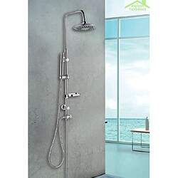 Karag Set de douche murale MAIRI avec douchette en chrome