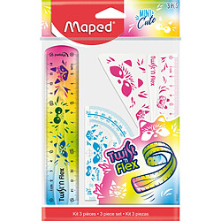 Maped Mini kit de traçage Twist'n Flex MINI CUTE, 3 pièces ()