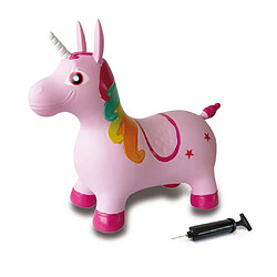 Avis JAMARA Licorne rebondissant avec pompe Rose