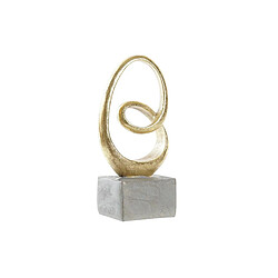 Figurine Décorative DKD Home Decor Gris Doré Métal Moderne (12 x 8 x 25 cm)