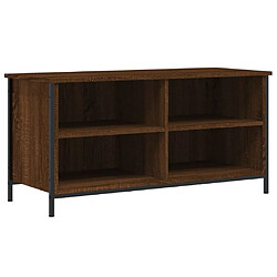 vidaXL Meuble TV Chêne marron 100x40x50 cm Bois d'ingénierie