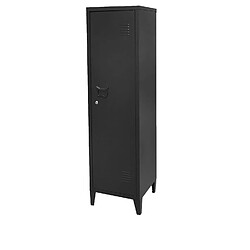 Urban Living Vestiaire 1 porte Industriel Black en métal - Noir Urban Living - Vestiaire 1 porte Industriel Black en métal - Noir - Industriel