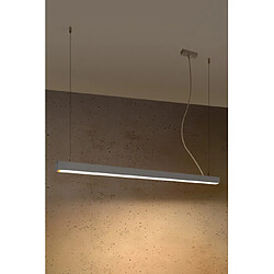 Luminaire Center Plafonnier LED intégré Pinne Acier blanc 1 ampoule 12,5cm