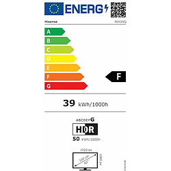 Avis TV intelligente Hisense 40A5NQ Full HD 40" QLED