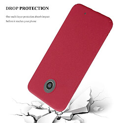 Cadorabo Coque Motorola MOTO G2 Etui en Rouge pas cher