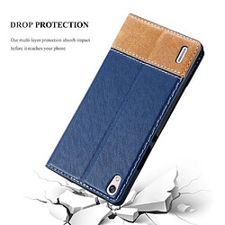 Cadorabo Coque Huawei ASCEND P7 Etui en Bleu pas cher