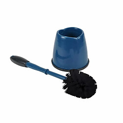 Paris Prix Brosse WC Bicolore Anthracite & Bleu Paon