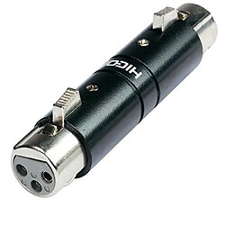 Adaptateur XLR Hicon HI-X3X3-FF XLR femelle - XLR femelle 1 pc(s)