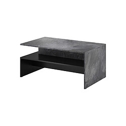 Vivaldi Table Basse Baros Schiefer/Noir