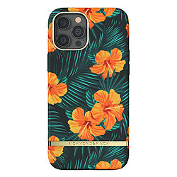 Richmond & Finch Coque pour iPhone 12 Pro Max Antichocs Motifs Hibiscus Orange