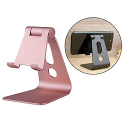 Avis Support De Téléphone Pliable En Alliage D'aluminium Support De Support De Téléphone Portable Pour IPad IPhone Or Rose