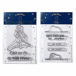 Youdoit 8 Tampons transparents Le Petit Prince Messages et Boa