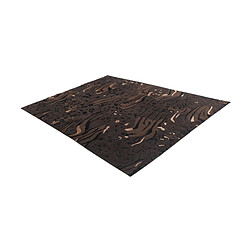 Vidal Tapis de laine 244x175 brun Darya