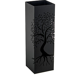 porte-parapluie Alexandra House Living Noir Arbre 15 x 49 x 15 cm