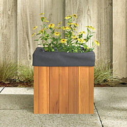 Avis Maison Chic Jardinière,Bac à fleurs - pot de fleur 25x25x25 cm bois massif d'acacia -GKD72407