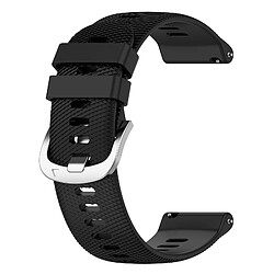 INF Bracelet de montre en silicone pour Garmin D2 Air X10(43mm), Garmin Bounce Black