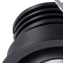 Avis Inspired Neptuno Spot Encastré Mini Pivotant, LED 3W, 2700K, 210lm, Noir, 3 ans de Garantie