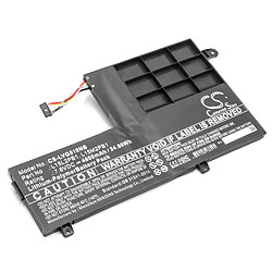 vhbw batterie compatible avec Lenovo Yoga 510, 510-14AST, 510-14IKB, 510-14IKB 80YM laptop (4600mAh, 7,6V, Li-Polymère, noir)