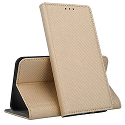 Htdmobiles Housse pour Vivo X80 Pro 5G - etui coque pochette portefeuille + verre trempe - OR MAGNET