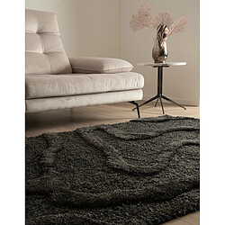 Avis Hadorn Tapis shaggy 185x125 noir Thun Arbor