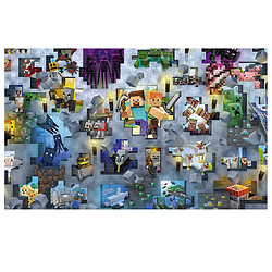 Ravensburger Puzzle Jeux Vidéos 1000 pièces Défi Minecraft avec Technologie Soft Click Multicolore