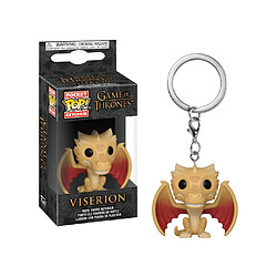 Funko Pop ! Porte-clés : Game of Thrones - Regular Viserion, Multicolore