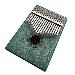 Kalimba 17 touches piano portable à pouce Mbira Sanza acajou corps minerai métal dents - ré