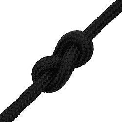 Acheter vidaXL Corde de bateau Noir complet 18 mm 50 m Polypropylène