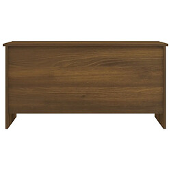 Acheter Maison Chic Tabls basse,Table Console pour salon Chêne marron 102x55,5x52,5 cm Bois d'ingénierie -MN28598