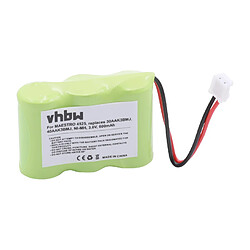 vhbw 1x NiMH batterie 600mAh (3.6V) pour télephone fixe sans fil Aastra Maestro 4525, 4600, 4625 comme HHR-P303, 3N270AA, etc.