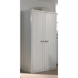 Avis VIPACK Armoire 2 portes Lewis - Blanc