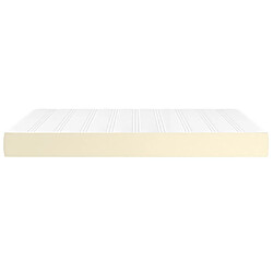 Acheter Maison Chic Matelas de lit à ressorts ensachés, Matelas doux Crème 140x200x20 cm -GKD88055