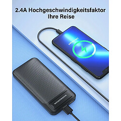 Avis SANAG Lot De 2 Batteries Externes De 10600 Mah - Minces Et Puissantes - Entrée Et Sortie Usb C - Chargeur Portable Avec 4 Ports - Compatible Avec Les Smartphones, Montres Intelligentes, Etc.