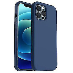 Universal Étui en silicone en gel bleu ultra mince pour Apple iPhone 12