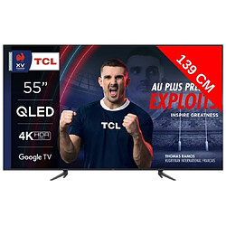 TCL TV QLED 4K 139 cm 55QLED770 QLED Google TV 