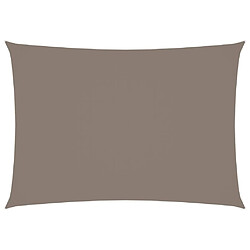 vidaXL Voile de parasol tissu oxford rectangulaire 2x4,5 m taupe