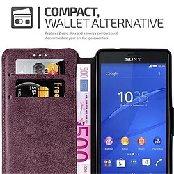 Cadorabo Coque Sony Xperia Z3 COMPACT Etui en Rouge