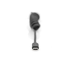 Avis DIGITUS Ladekabel USB-C->USB-C Spiralkabel 1m schwarz