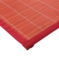 Thedecofactory BALI CHIC - Tapis en bambou rouge 200x65