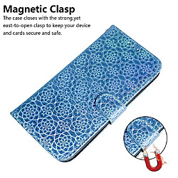 Acheter Wewoo Housse Coque Pour Galaxy A51 couleur unie boucle magnétique coloré horizontale étui en cuir PU avec titulaire et fentes cartes et portefeuille et lanière bleu