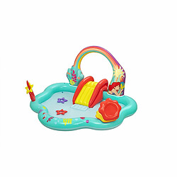 Bestway Piscine Gonflable Aire de Jeux Disney Sirenita 221x193x117cm+2 Ans Jardin 91097 pas cher