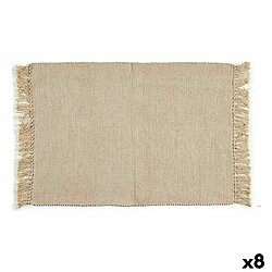 Gift Decor Tapis Beige 50 x 80 cm (8 Unités)