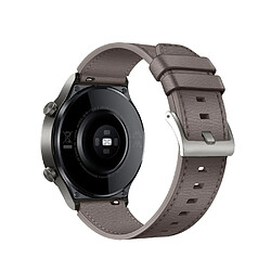 Bracelet en PU 22mm Réglable gris pour votre Huawei Watch GT 2 46mm/GT 2 Pro