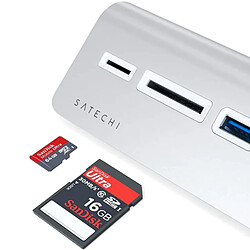 Acheter Hub USB C vers 3 USB + Lecteur carte SD / Micro-SD Compact Satechi Argent