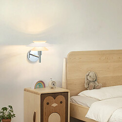 Avis NETTLIFE Applique murale intérieur pour chambre à coucher - Design en métal blanc, créative lampe de couloir G9 Sans ampoule (Max. 25W).