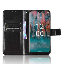 Htdmobiles Housse pour Nokia C12 / C12 Pro / C12 Plus - etui coque pochette portefeuille + verre trempe - NOIR pas cher