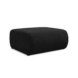 Pouf Makamii EKAHI chenille - noir