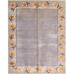 Vidal Tapis de laine 203x160 brun Darya