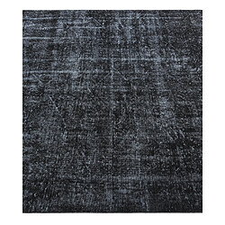 Vidal Tapis de laine 307x150 noir Ultra Vintage pas cher