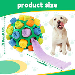 Boule de reniflage de chien, jouet interactif pour chien, jeu de reniflage de chien interactif, boule de reniflage de chien, boule de reniflage pour animaux de compagnie, pour les chiens de petite et moyenne taille